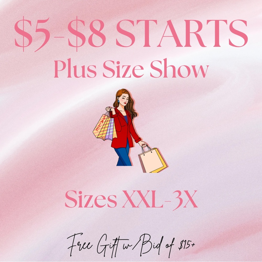 🩷$5+Starts PLUS SIZE SHOW 🩷
